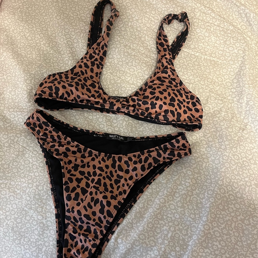 Nasty Gal Cheetah Bikini